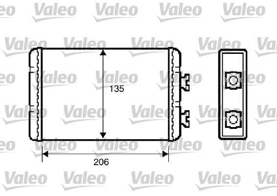 Valeo 812220 Wärmetauscher, Innenraumheizung