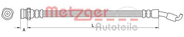 Metzger 4110821 Bremsschlauch