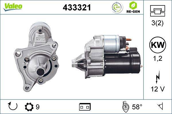Valeo 433321 Starter