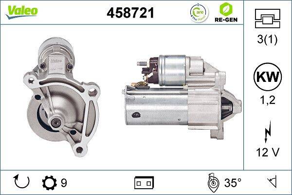 Valeo 458721 Starter