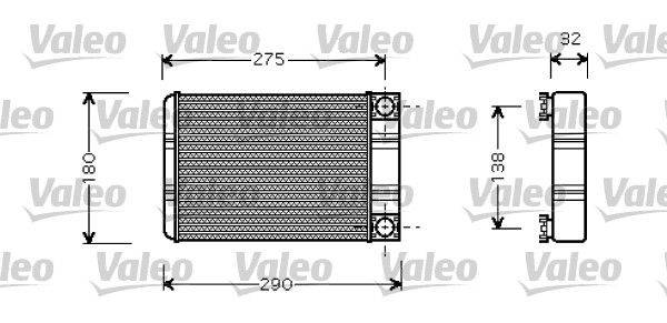 Valeo 812321 Wärmetauscher, Innenraumheizung