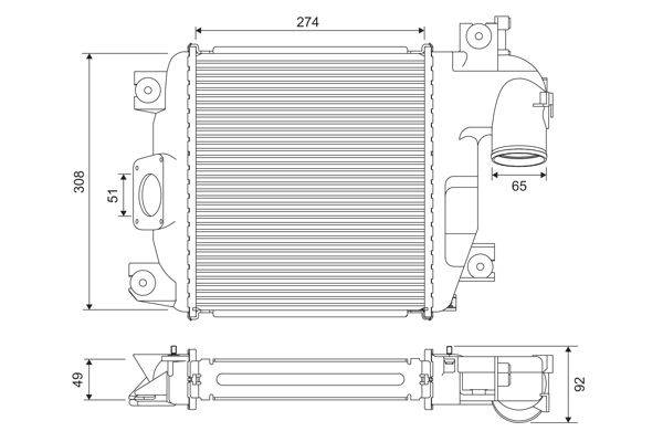 Valeo 818321 Ladeluftkühler