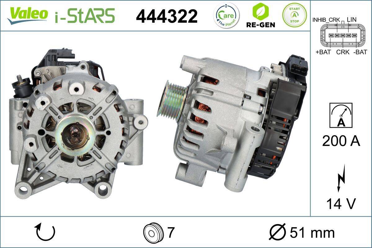 Valeo 444322 Startergenerator