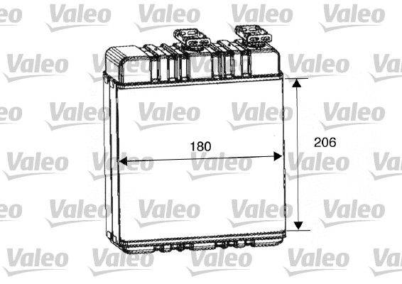 Valeo 812222 Wärmetauscher, Innenraumheizung