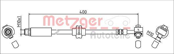 Metzger 4111623 Bremsschlauch