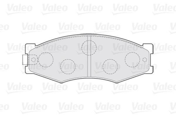 Valeo 301123 Bremsbelagsatz, Scheibenbremse