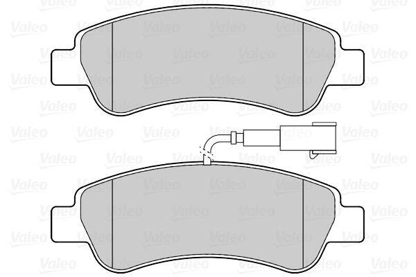 Valeo 302223 Bremsbelagsatz, Scheibenbremse