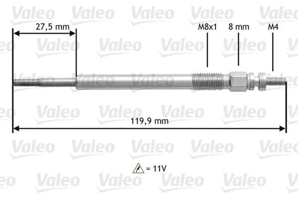 Valeo 345123 Glühkerze