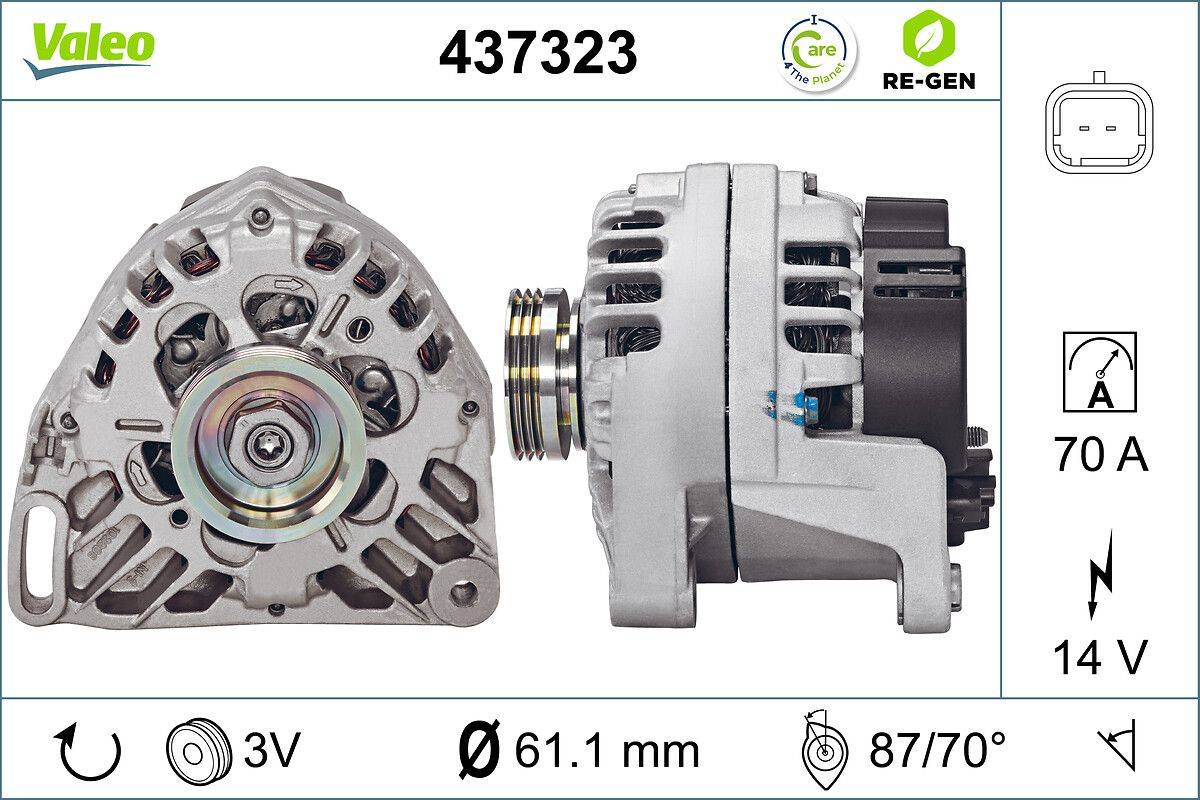 Valeo 437323 Generator