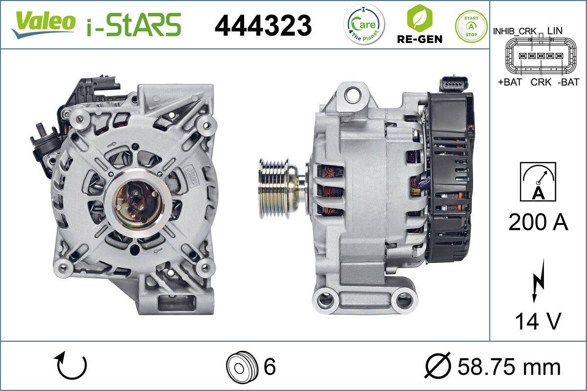 Valeo 444323 Startergenerator