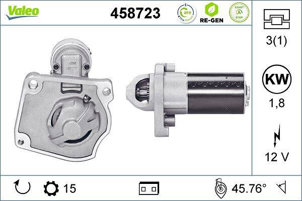 Valeo 458723 Starter