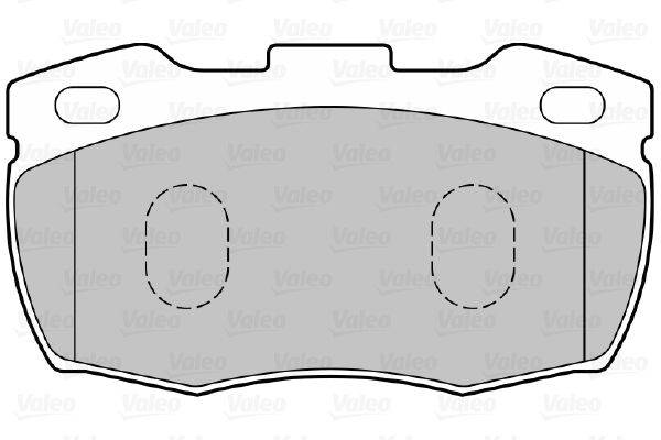 Valeo 598623 Bremsbelagsatz, Scheibenbremse