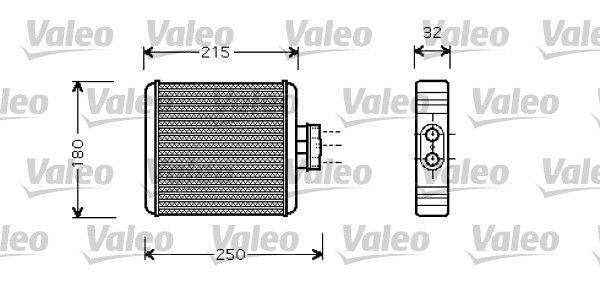 Valeo 812323 Wärmetauscher, Innenraumheizung