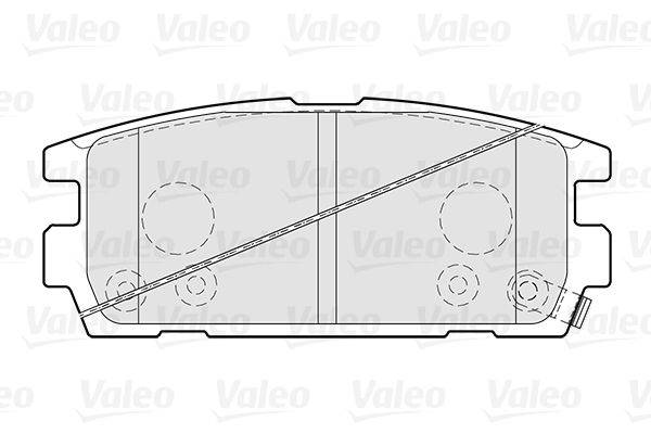 Valeo 301024 Bremsbelagsatz, Scheibenbremse