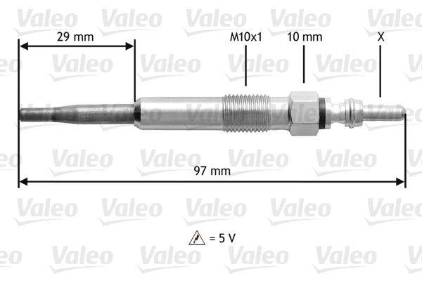 Valeo 345125 Glühkerze