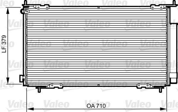 Valeo 814225 Kondensator, Klimaanlage