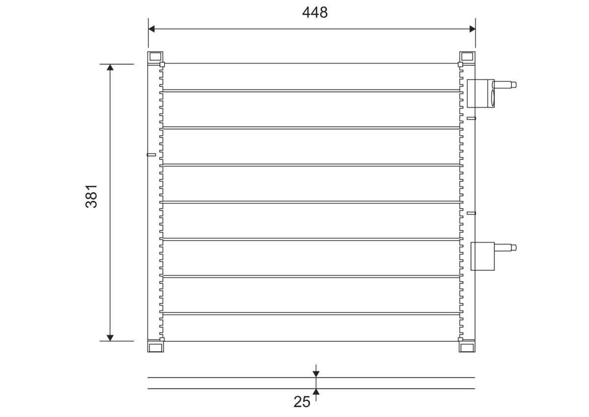 Valeo 817225 Kondensator, Klimaanlage