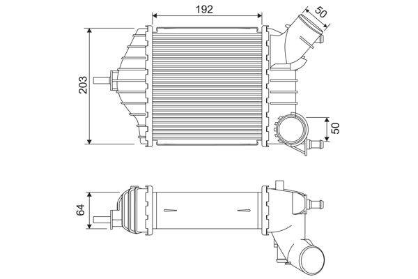 Valeo 818725 Ladeluftkühler