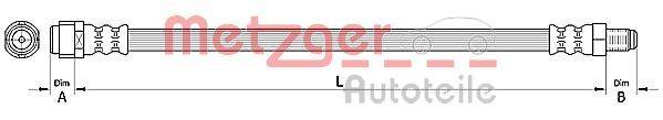 Metzger 4110726 Bremsschlauch