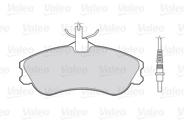 Valeo 301326 Bremsbelagsatz, Scheibenbremse