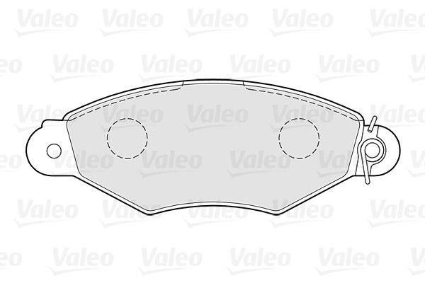 Valeo 301726 Bremsbelagsatz, Scheibenbremse