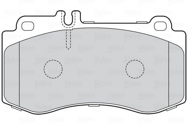 Valeo 302226 Bremsbelagsatz, Scheibenbremse