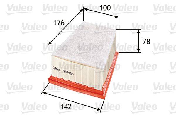 Valeo 585026 Luftfilter
