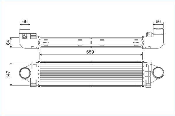 Valeo 822926 Ladeluftkühler