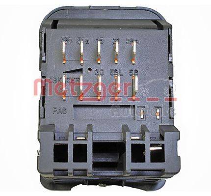 Metzger 0916627 Schalter, Hauptlicht