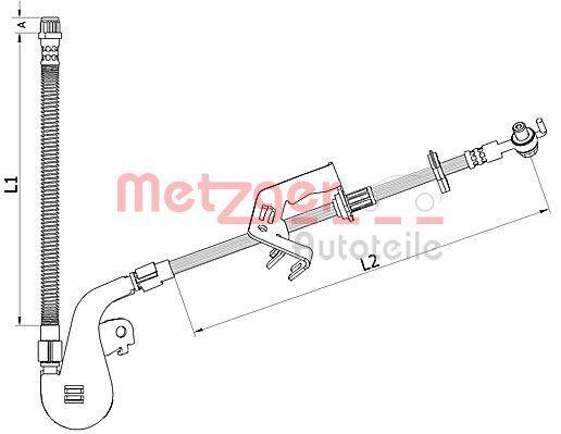 Metzger 4110927 Bremsschlauch