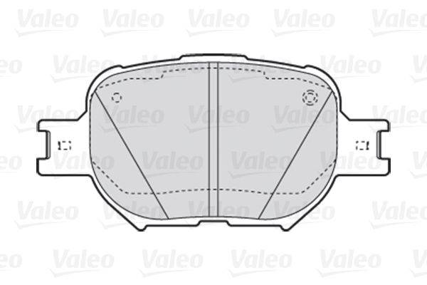 Valeo 301827 Bremsbelagsatz, Scheibenbremse