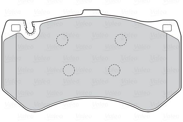 Valeo 302227 Bremsbelagsatz, Scheibenbremse