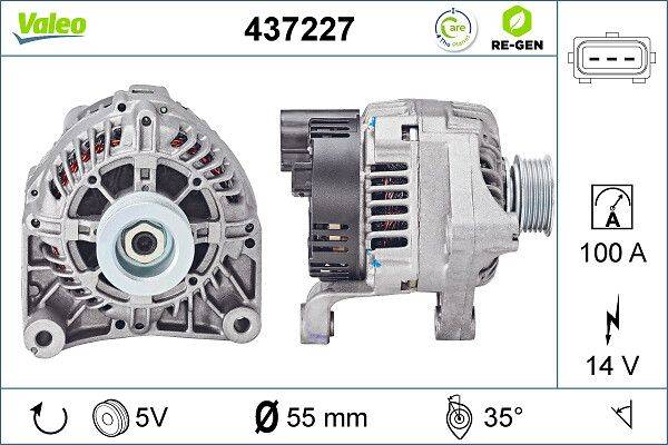 Valeo 437227 Generator