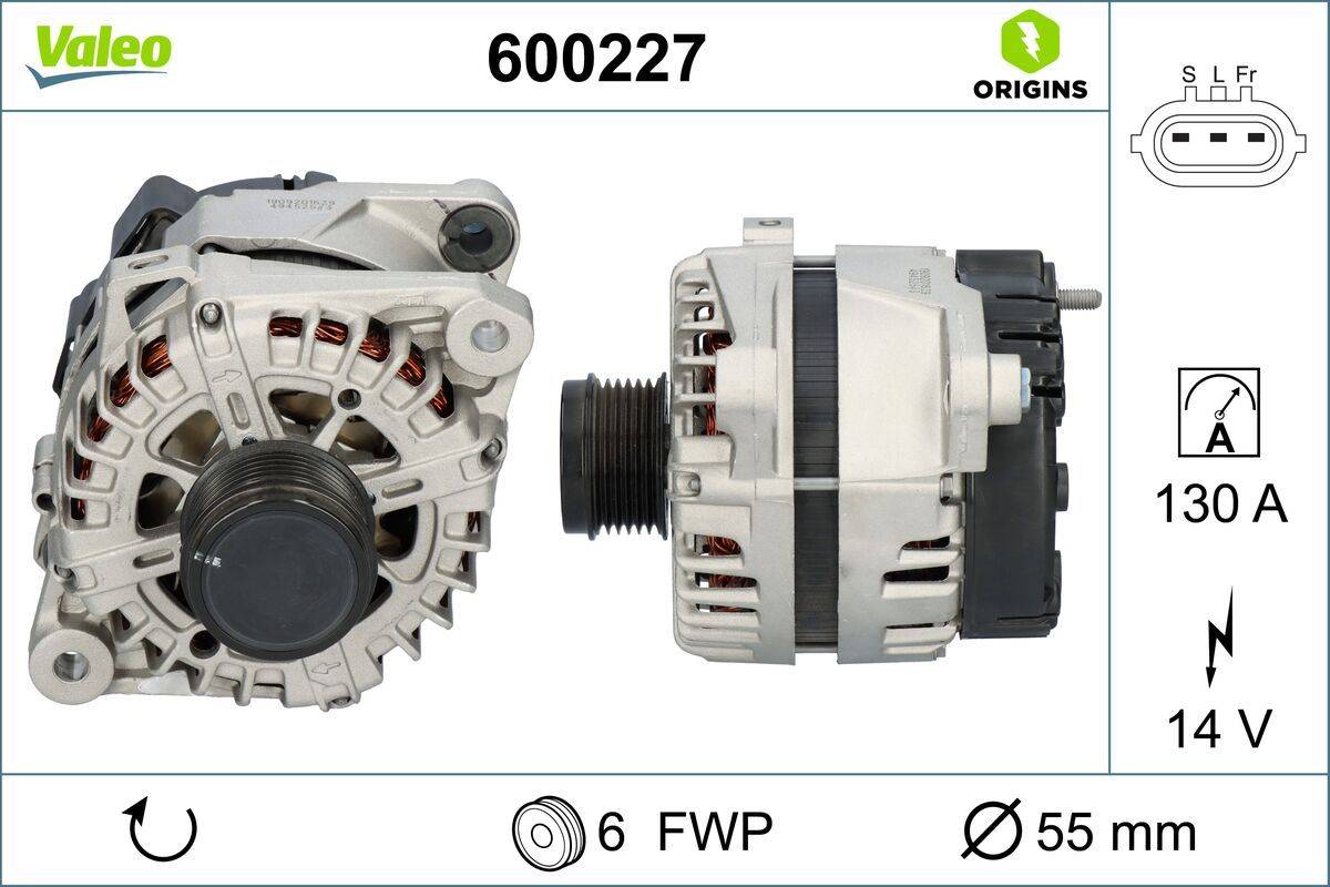 Valeo 600227 Generator