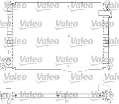 Valeo 734327 Kühler, Motorkühlung