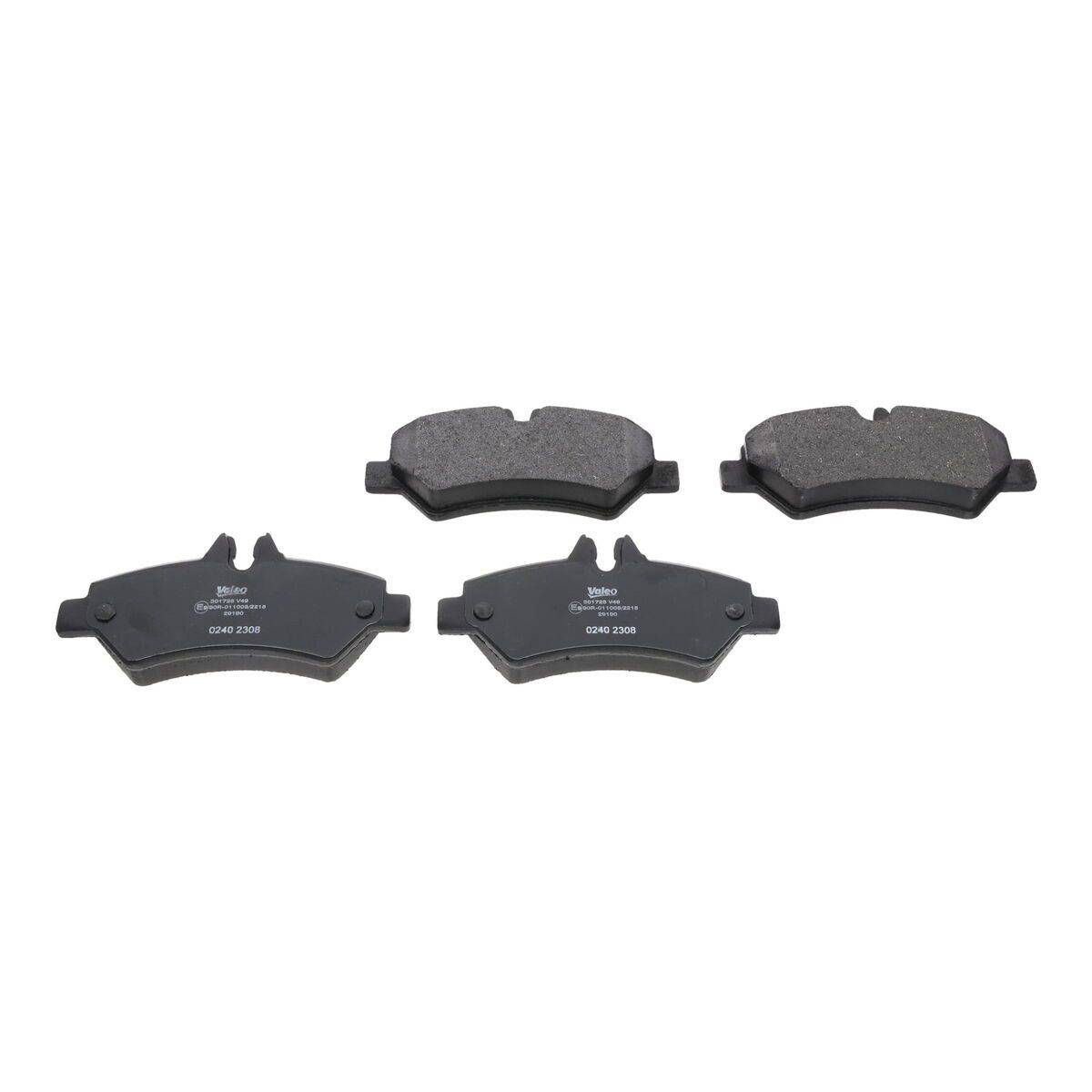 Valeo 301728 Bremsbelagsatz, Scheibenbremse