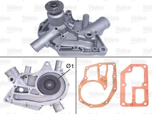 Valeo 506328 Wasserpumpe, Motorkühlung