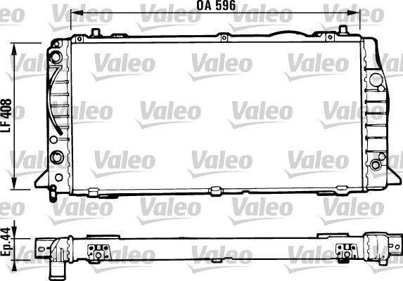 Valeo 731428 Kühler, Motorkühlung