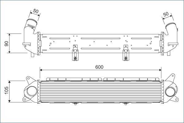 Valeo 822928 Ladeluftkühler