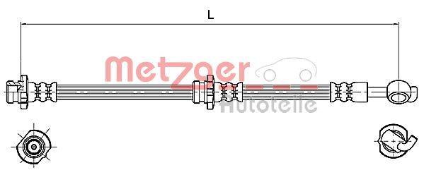 Metzger 4110129 Bremsschlauch