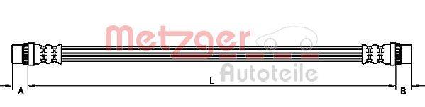 Metzger 4110929 Bremsschlauch