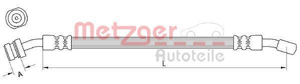Metzger 4111029 Bremsschlauch