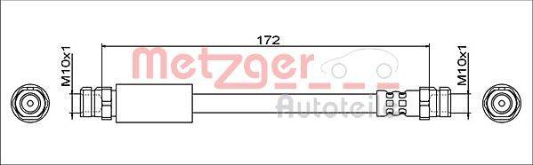 Metzger 4112029 Bremsschlauch