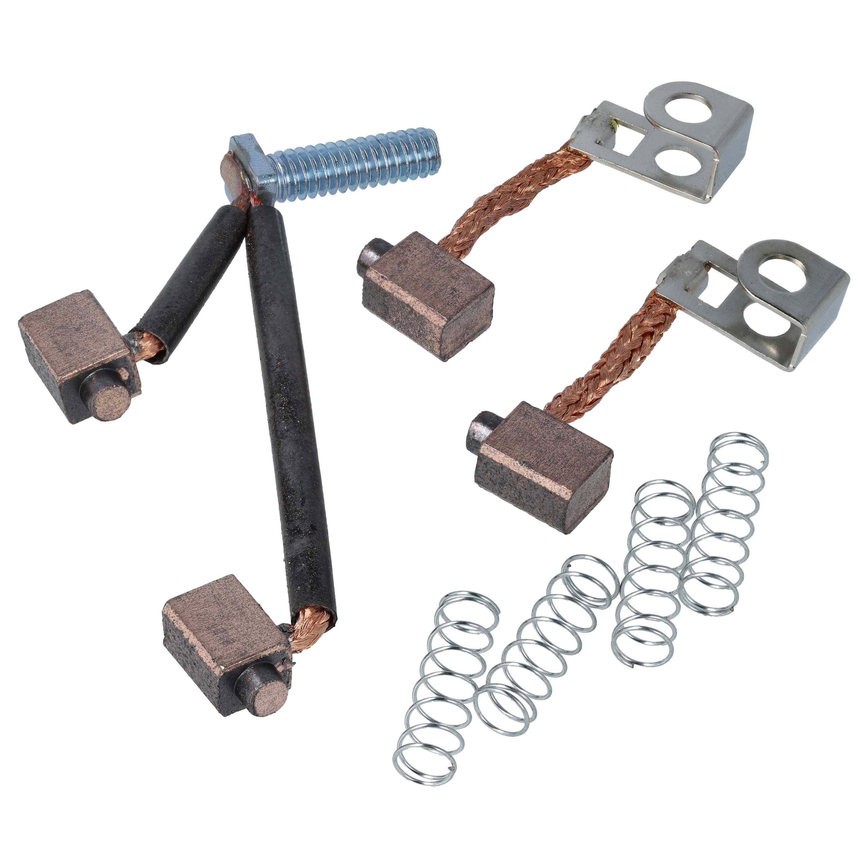 vhbw 4x Anlasser Kohlebürste kompatibel mit Briggs & Stratton 170432 1331-XX, 1326-XX, 1330-XX Rasenmäher, Rasentraktoren