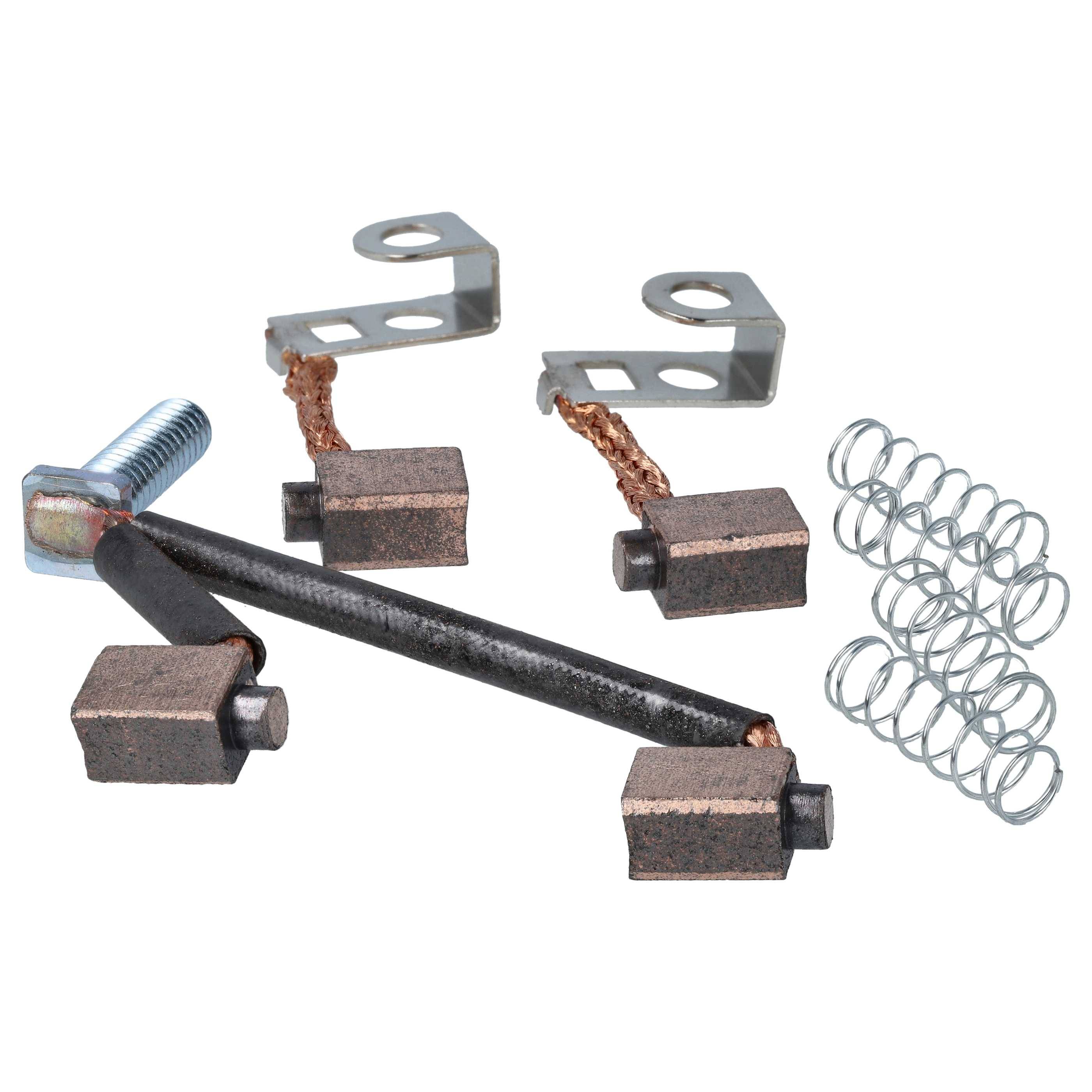 vhbw 4x Anlasser Kohlebürste kompatibel mit Briggs & Stratton 170432 2332-01, 2333-01, 2337-01 Rasenmäher, Rasentraktoren