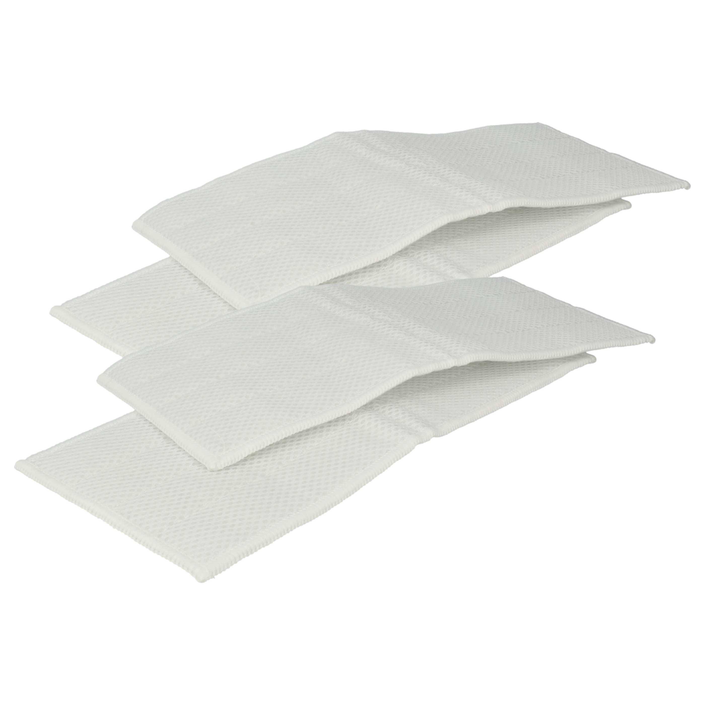 vhbw 4x Ersatzbezug Ersatz für Kärcher 2.633-132.0 für Fensterwischer, Fensterreiniger