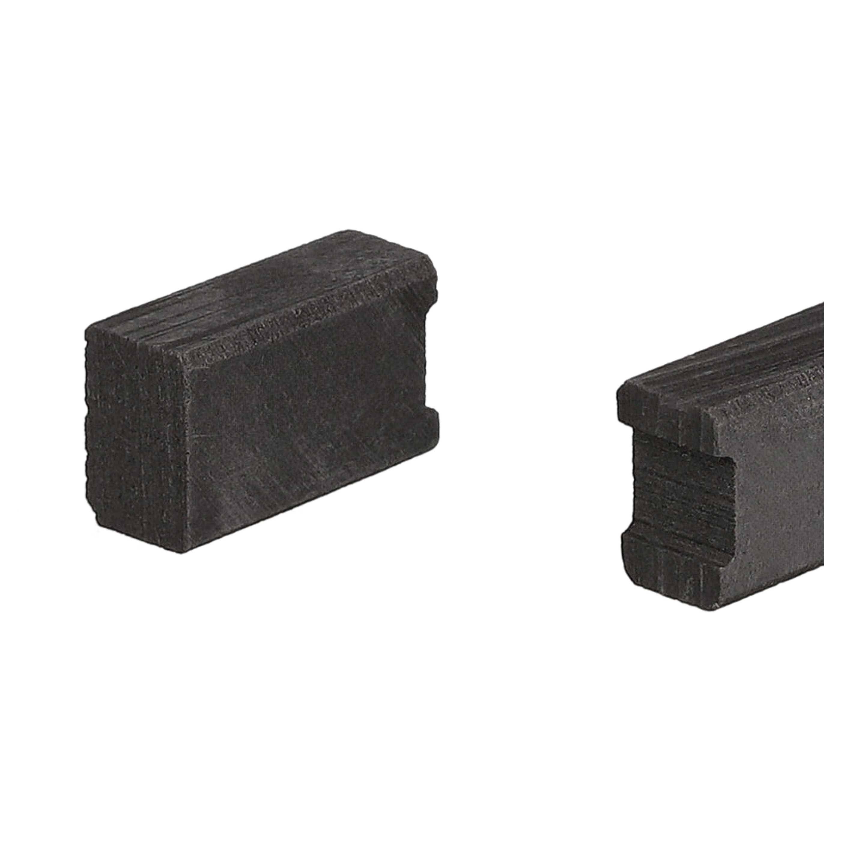 vhbw 4x Kohlebürste kompatibel mit Jura NICR 767 - Typ 508, NICR 758 - Typ 573, NICR 760 - Typ 508, NICR 765 - Typ 666 Kaffeemaschine