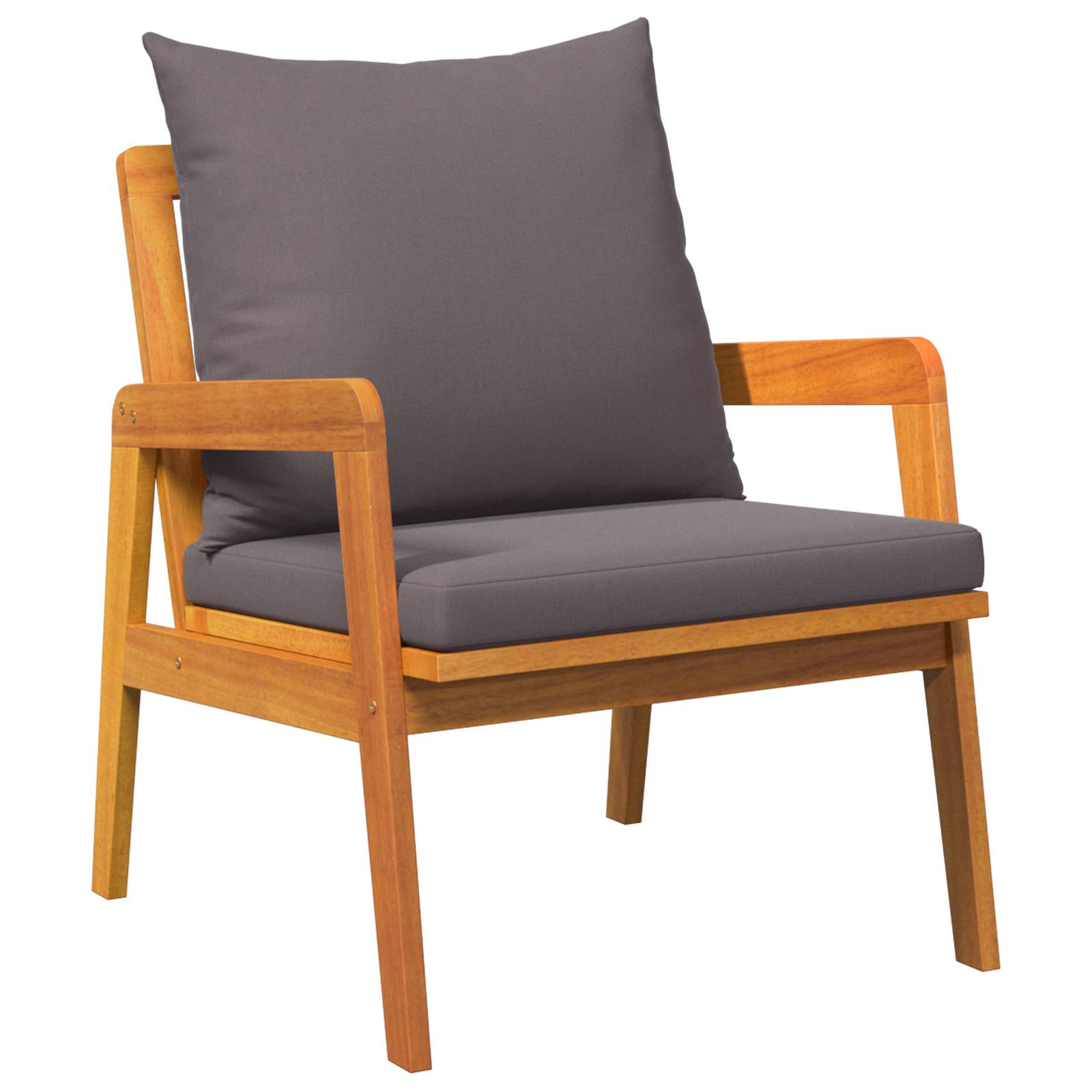 vidaXL 4-tlg. Bistro-Set mit Kissen Massivholz Akazie