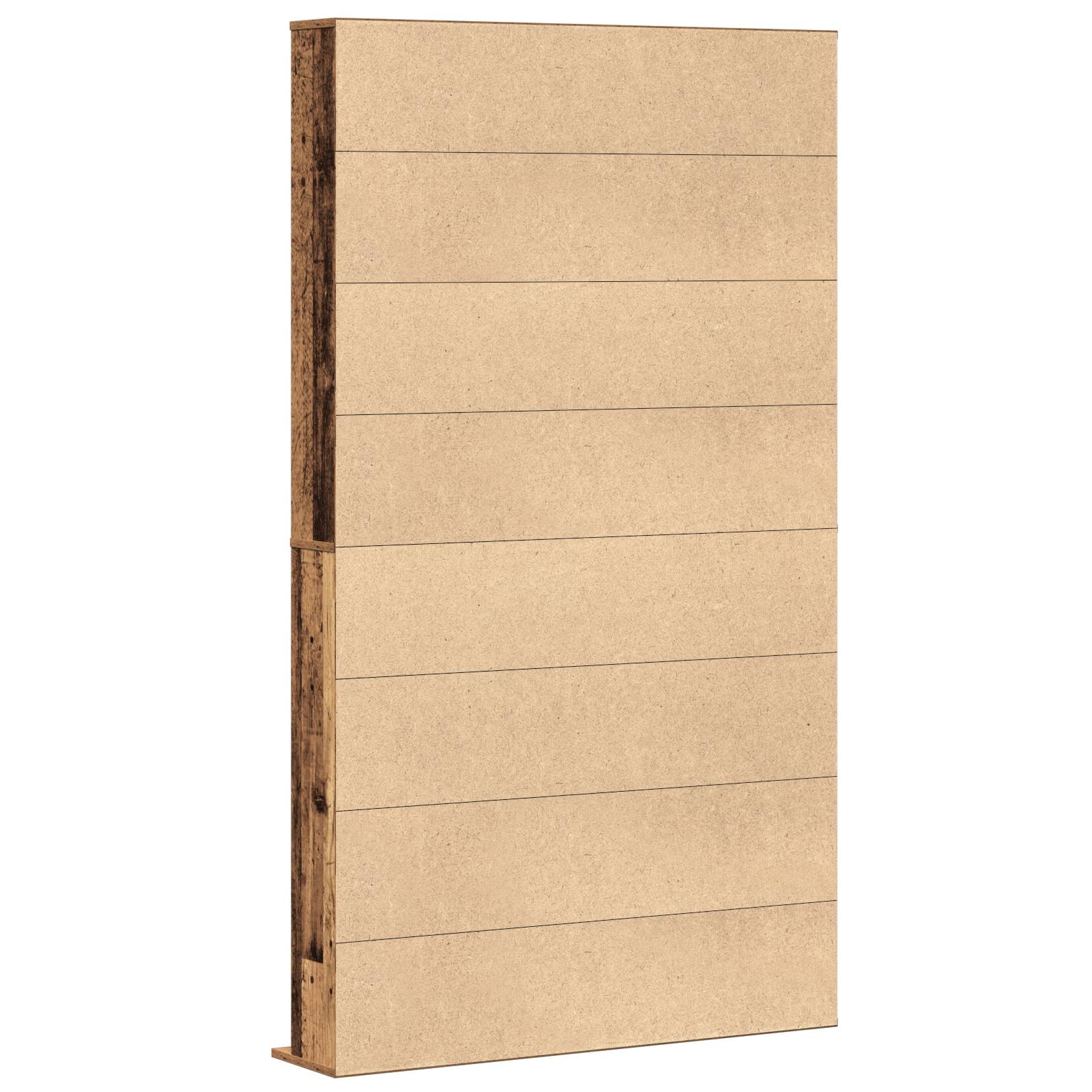 vidaXL CD-Regal Altholz 101x23x177,5 cm Holzwerkstoff