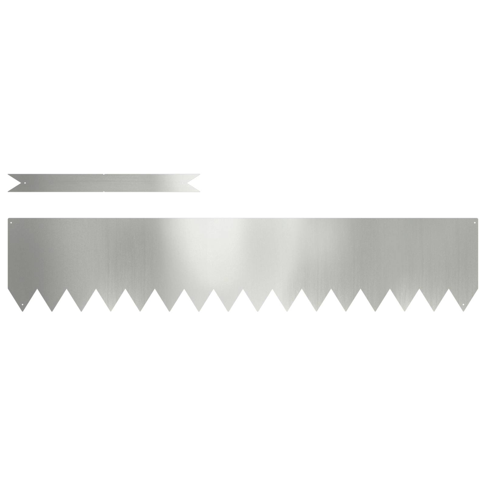 vidaXL Rasenkanten 10 Stk. 100x0,5x20 cm Verzinkter Stahl